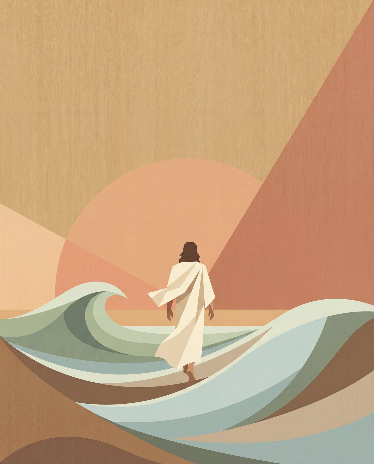 Jesus Walking on Water Paintings