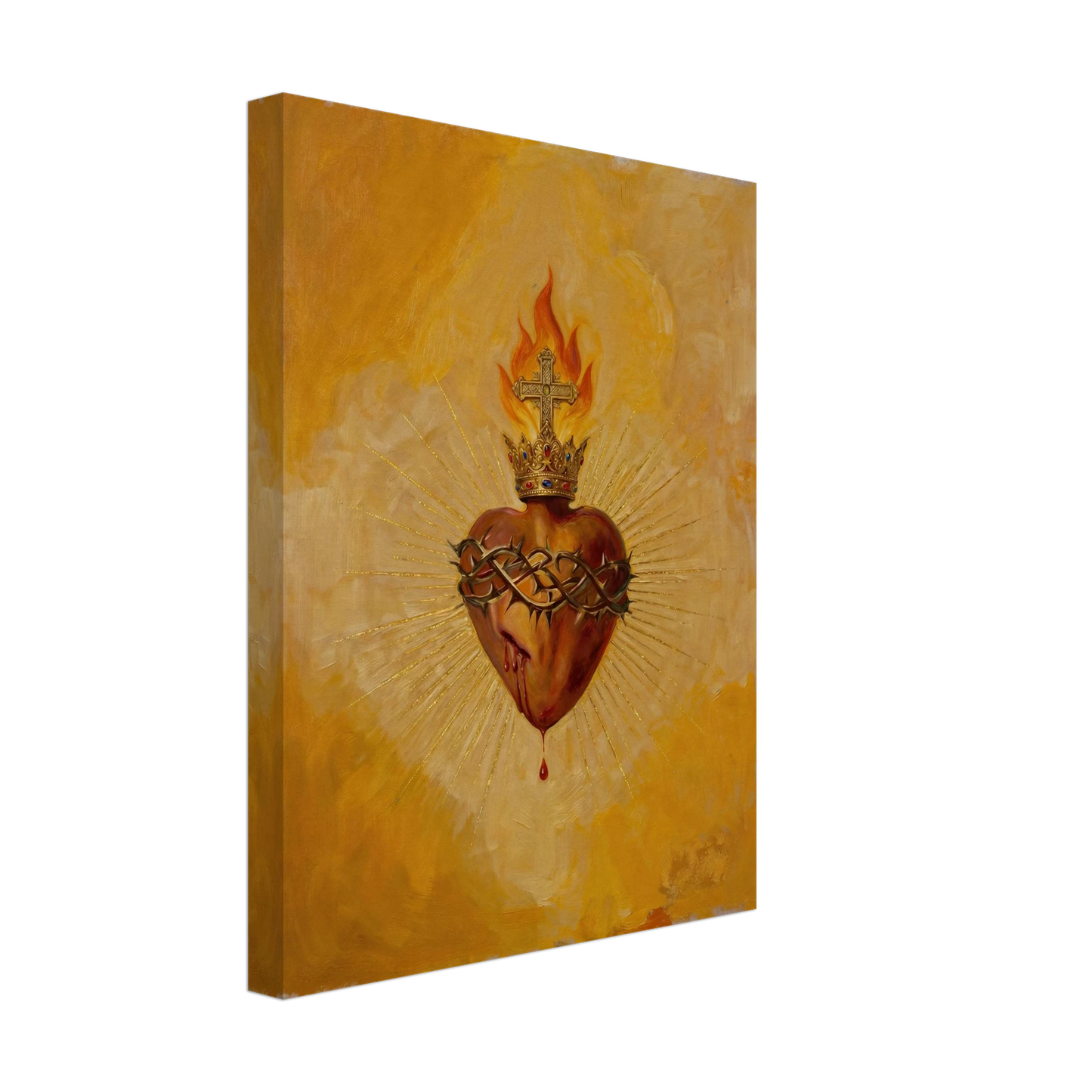 Sacred Heart of Jesus traditional devotional Catholic wall art