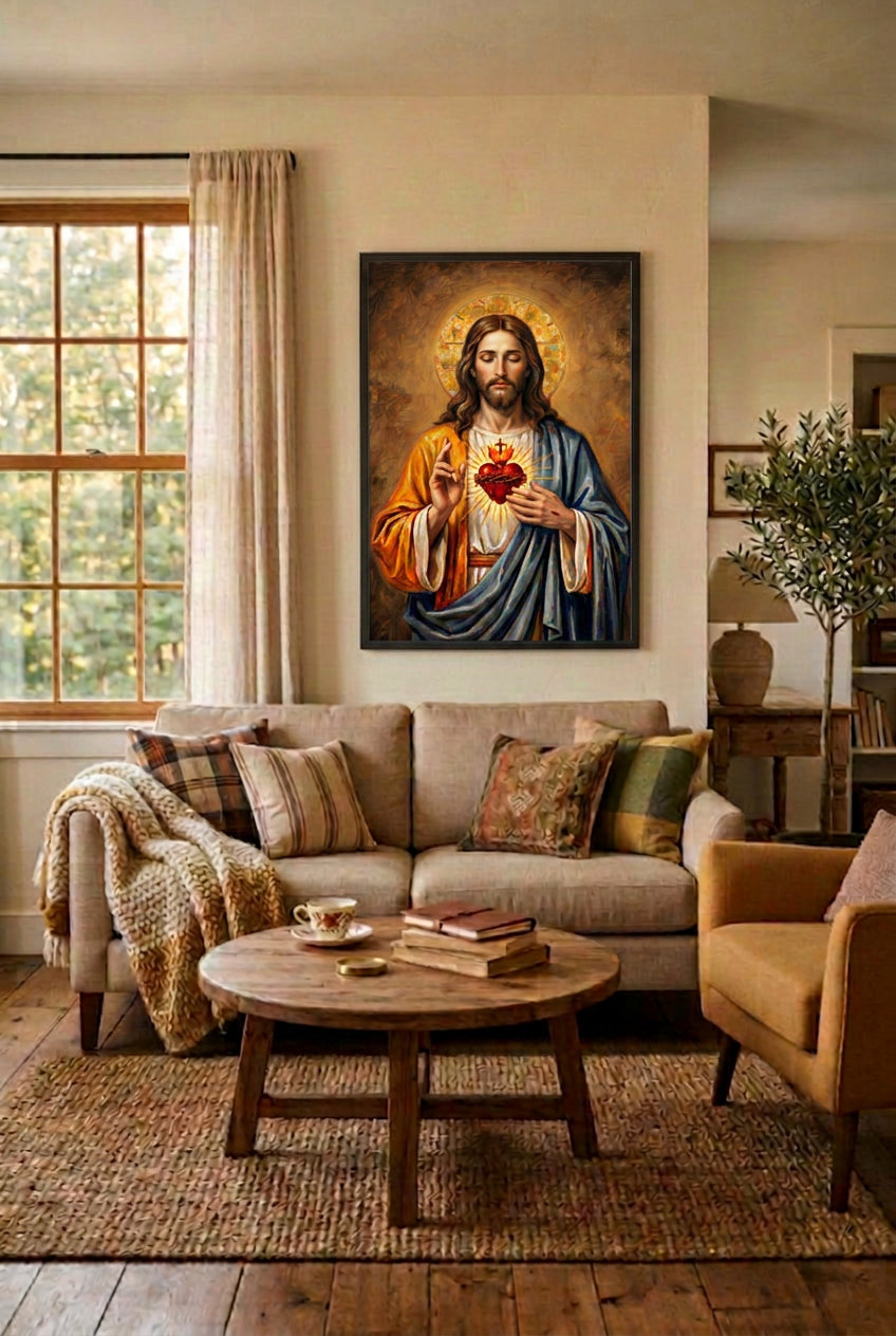 Sacred Heart of Jesus – Fine Art Christian Wall Art