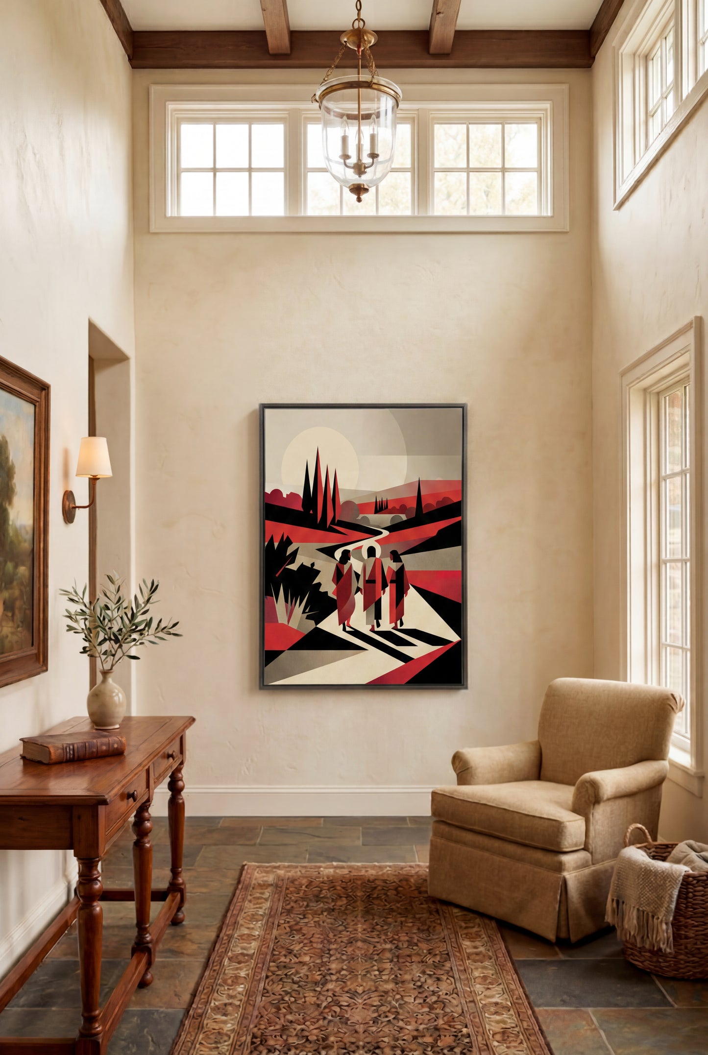 The Revelation of Emmaus – Risen Jesus Canvas Wall Art