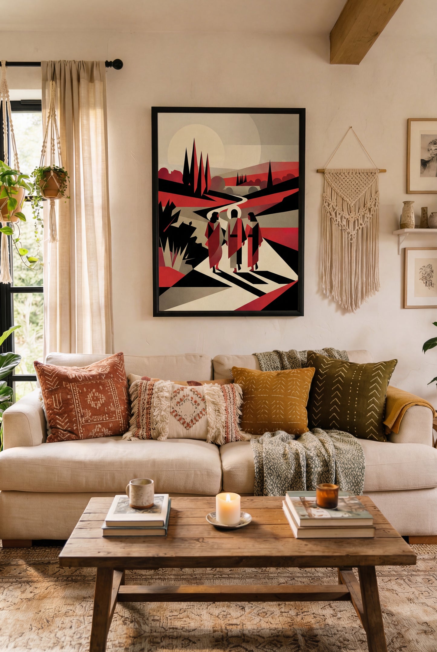 The Revelation of Emmaus – Risen Jesus Canvas Wall Art