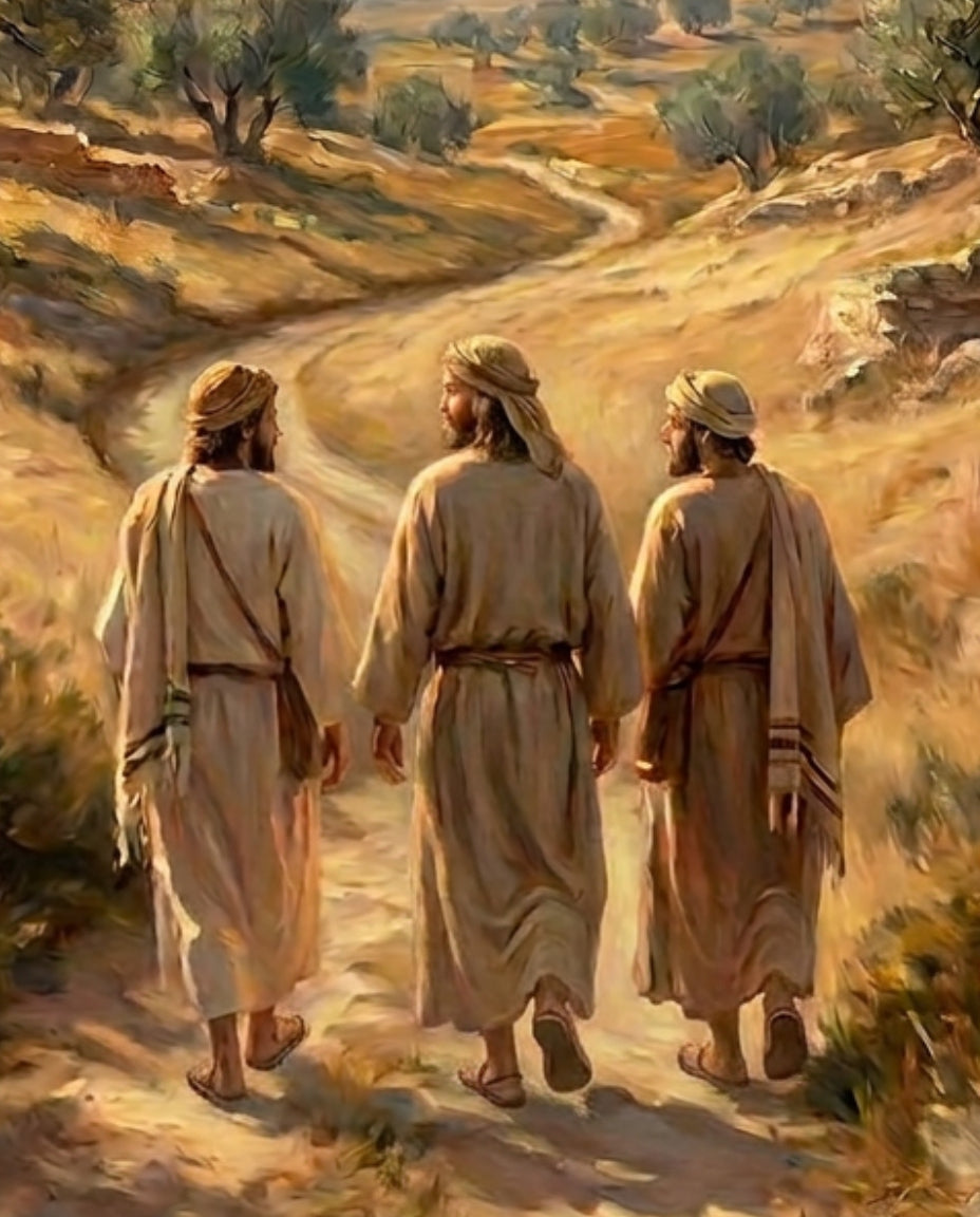 Road to Emmaus – Risen Jesus Christian Wall Art