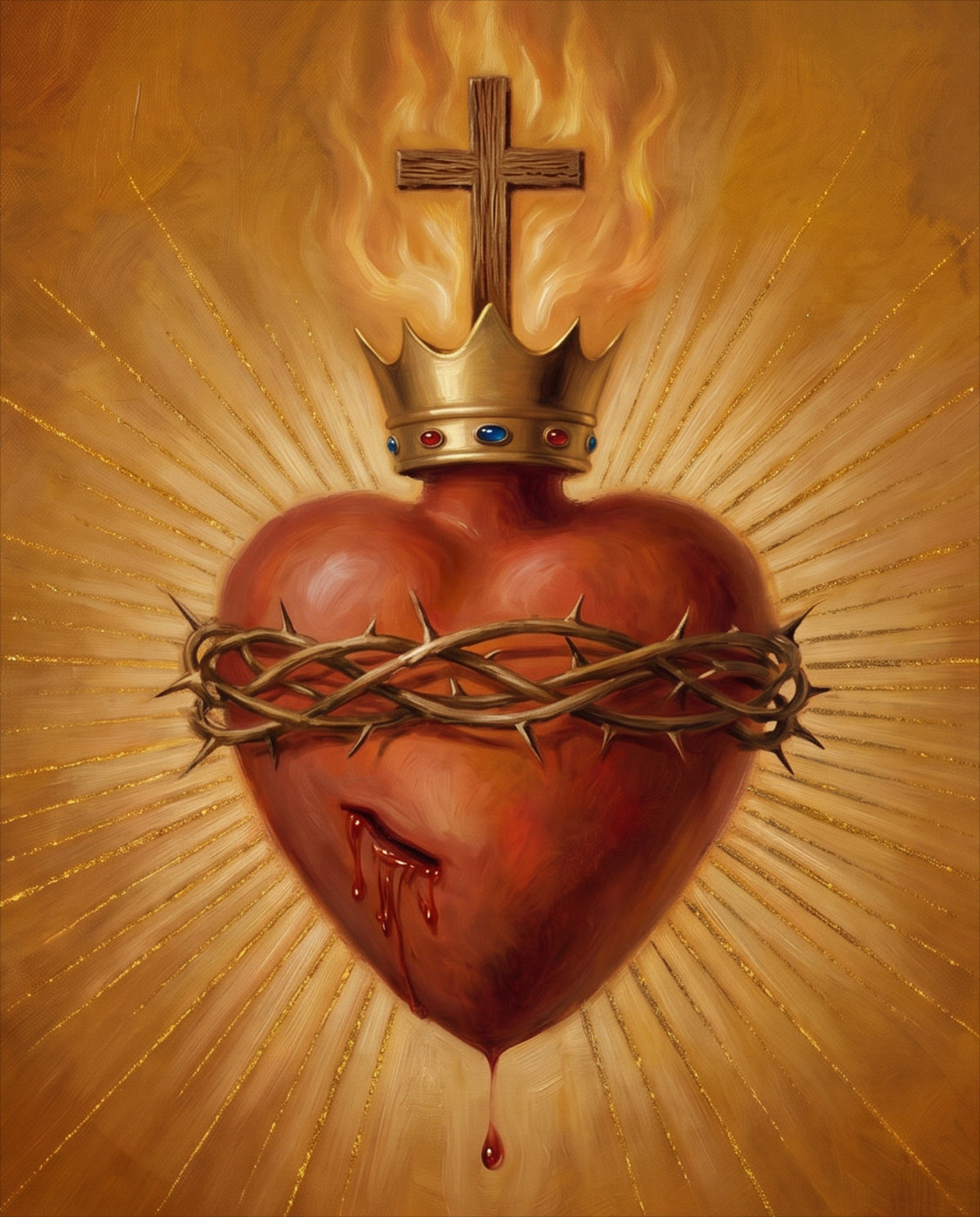 Sovereign Sacrifice – Sacred Heart of Jesus Wall Art