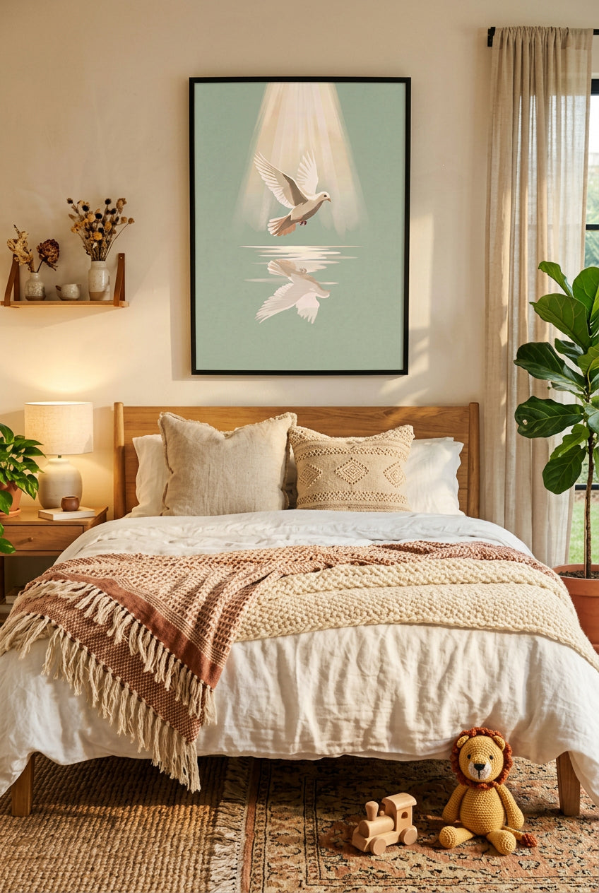Descend in Peace - Baptism of Christ Wall art