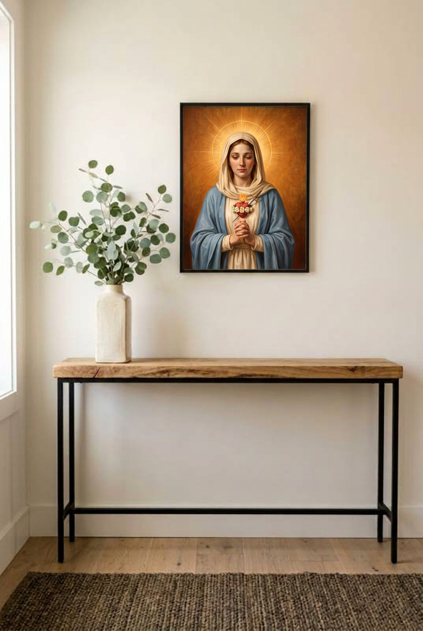 Sorrowful Grace – Immaculate Heart of Mary Wall Art