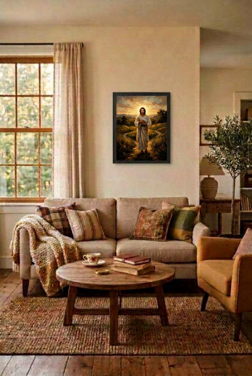 The Good Shepherd – Psalm 23 Jesus Christian Wall Art