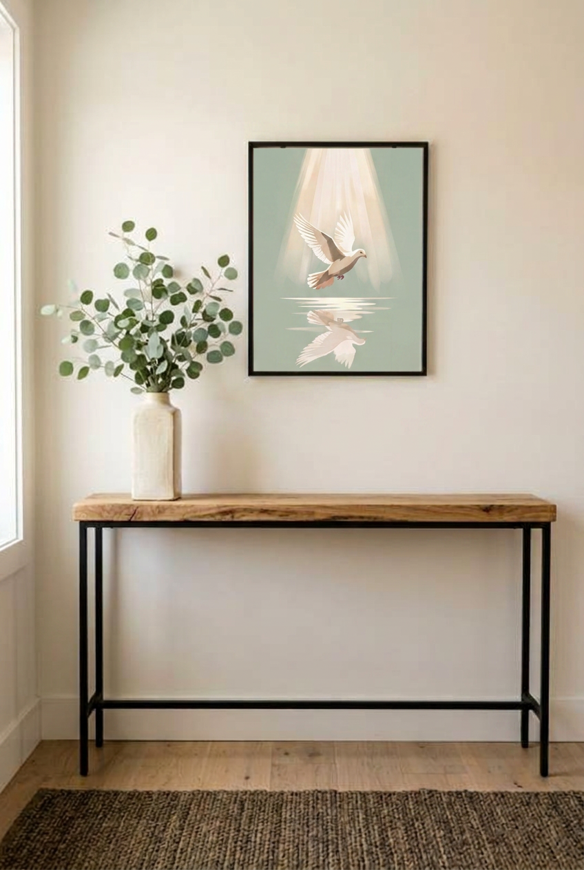 Descend in Peace - Baptism of Christ Wall Art