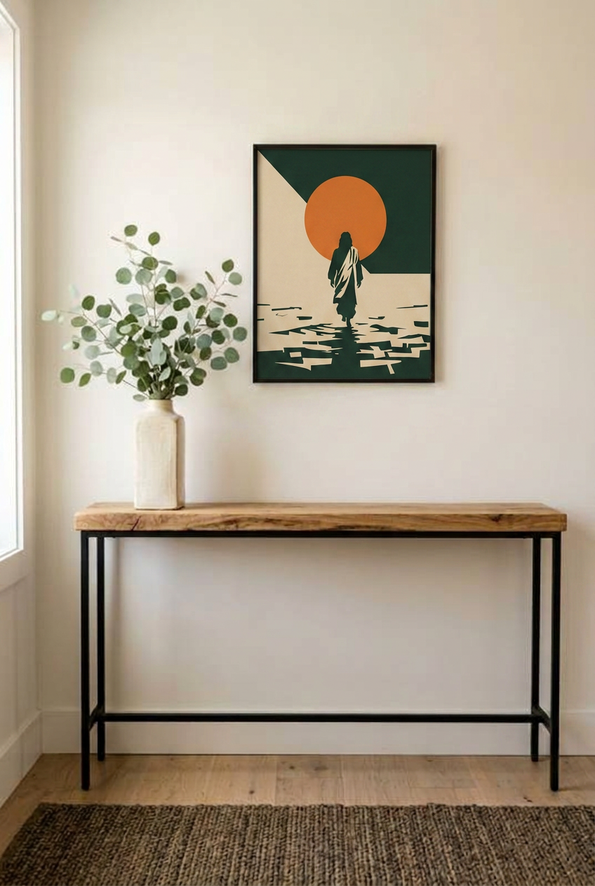Faith in Motion - Jesus Walking on Water Wall Art