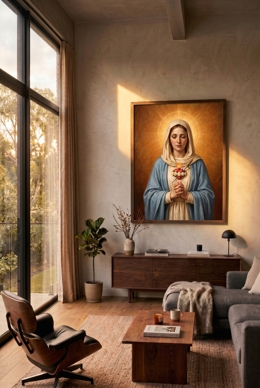 Sorrowful Grace – Immaculate Heart of Mary Wall Art