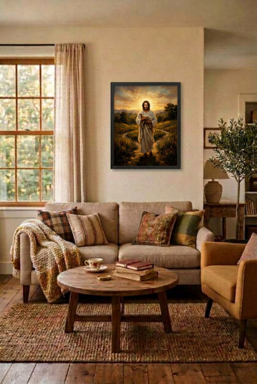 The Good Shepherd – Psalm 23 Jesus Christian Wall Art