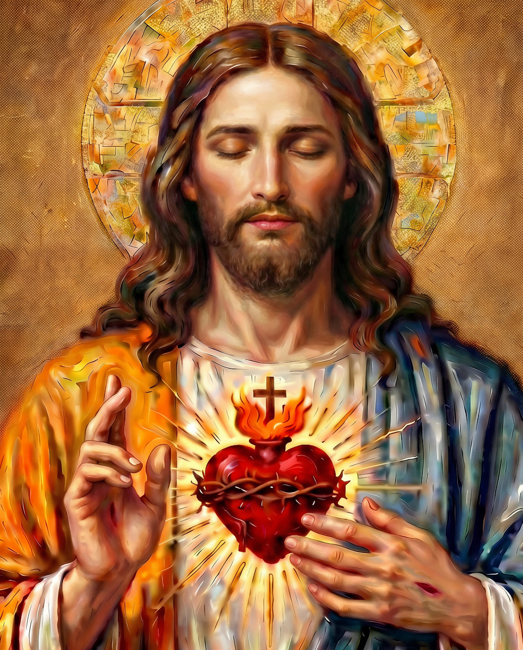 Sacred Heart of Jesus – Fine Art Christian Wall Art